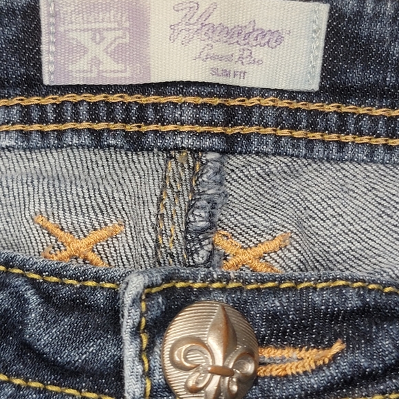 Twenty X Houston Slim Fit Lowest Rise Medium Wash Boot Cut Jean, EUC, size 30 - Picture 3 of 5